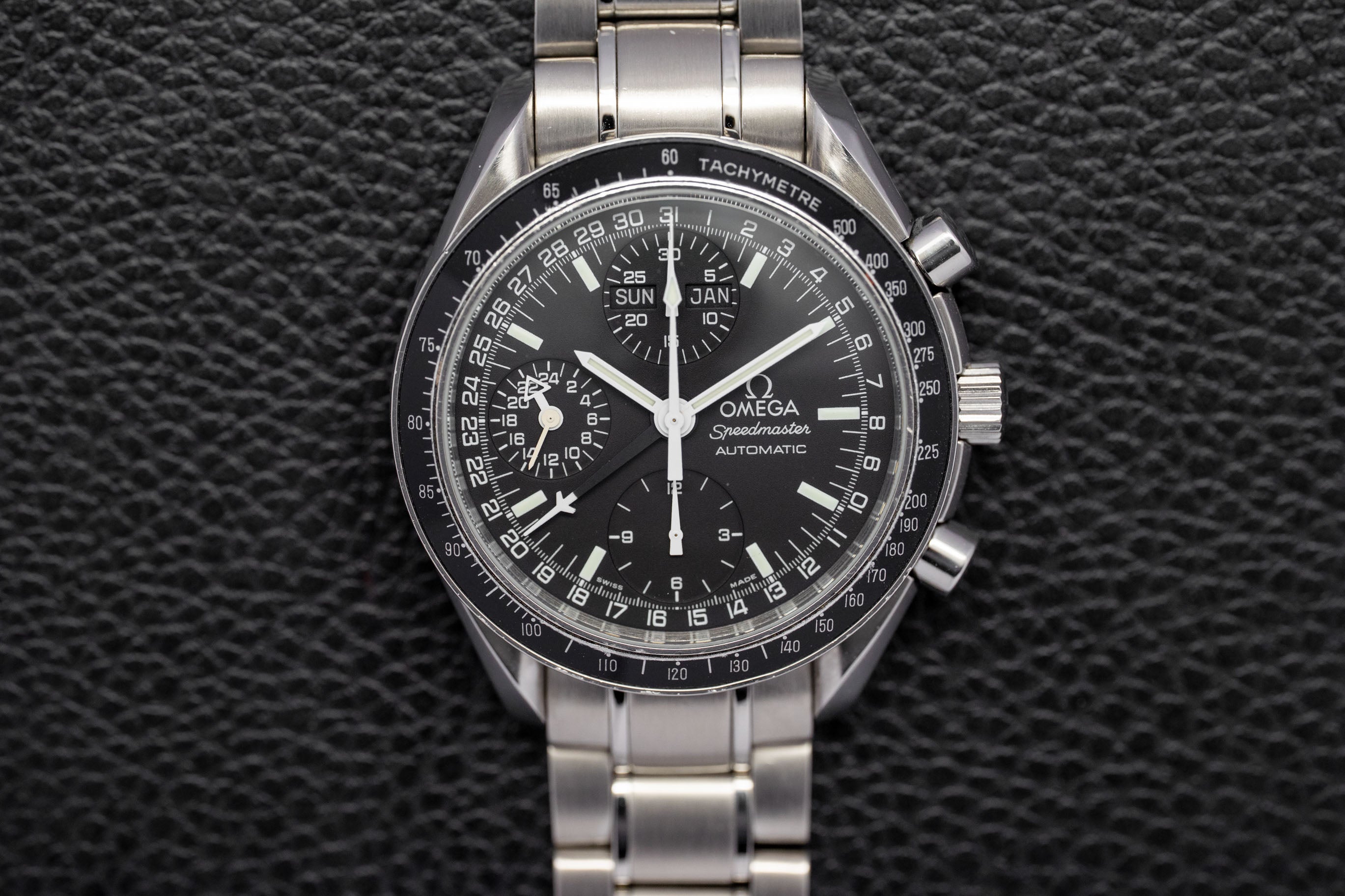 Omega Speedmaster Day Date 3520.50 Black Dial 1998