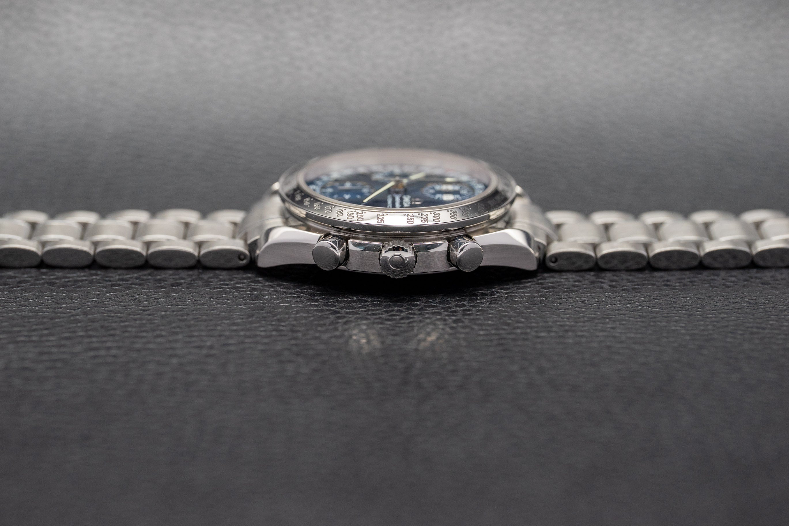 Omega Speedmaster Day Date 3523.80 Blue Dial 1998