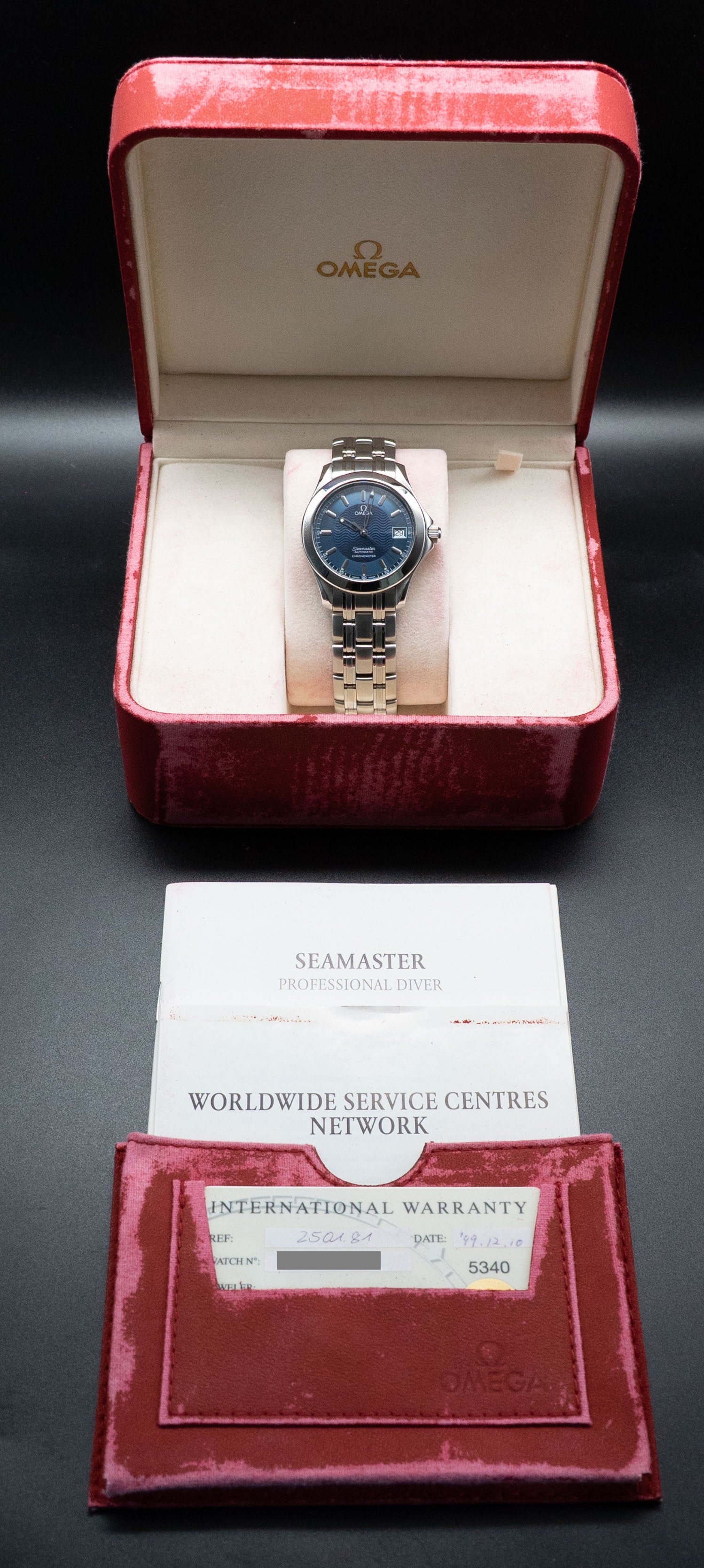 Omega Seamaster 120 2501.81 Fullset 1999 Box+Papers