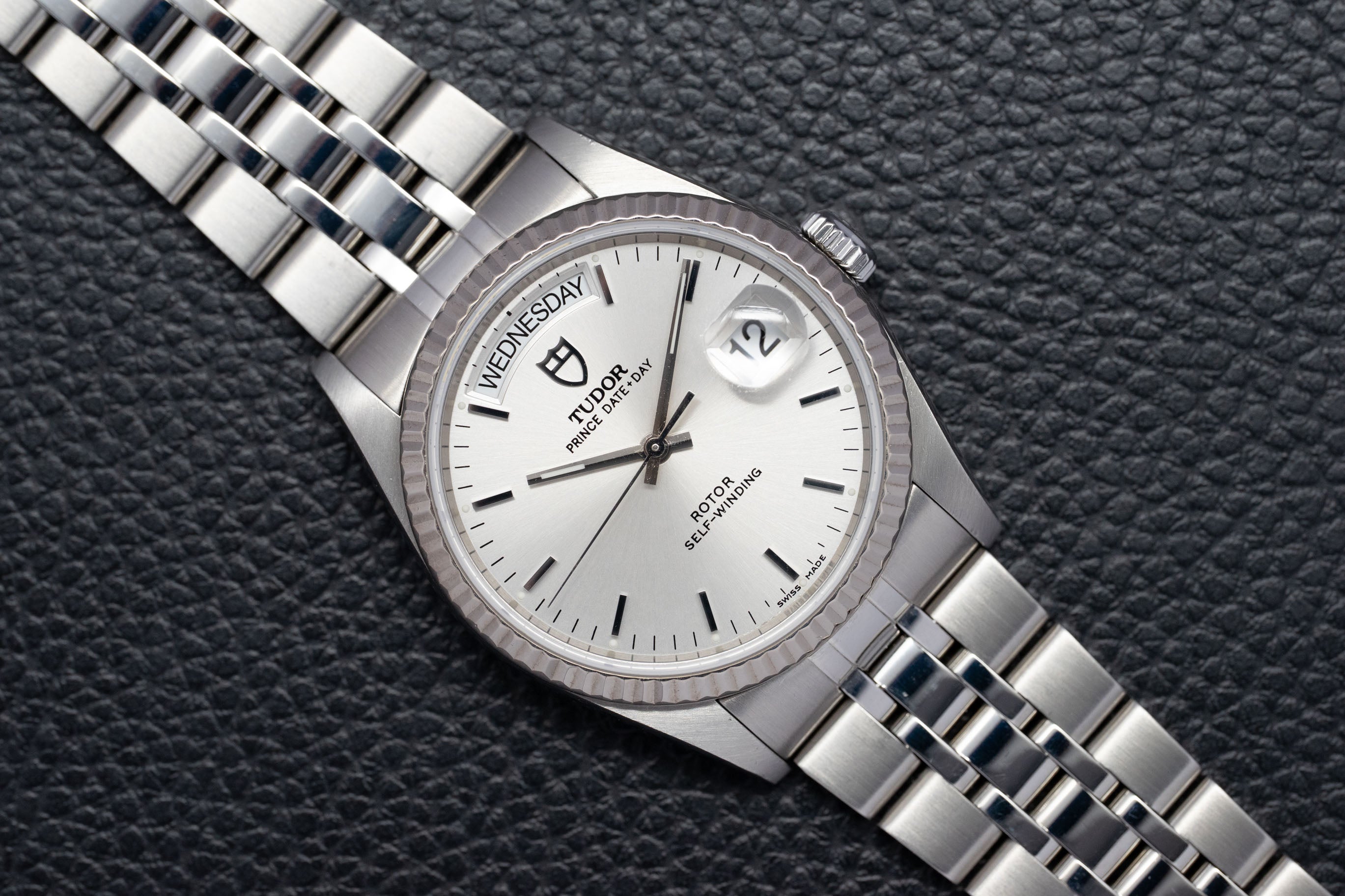 Tudor Date-Day 76214 Silver Dial 2009