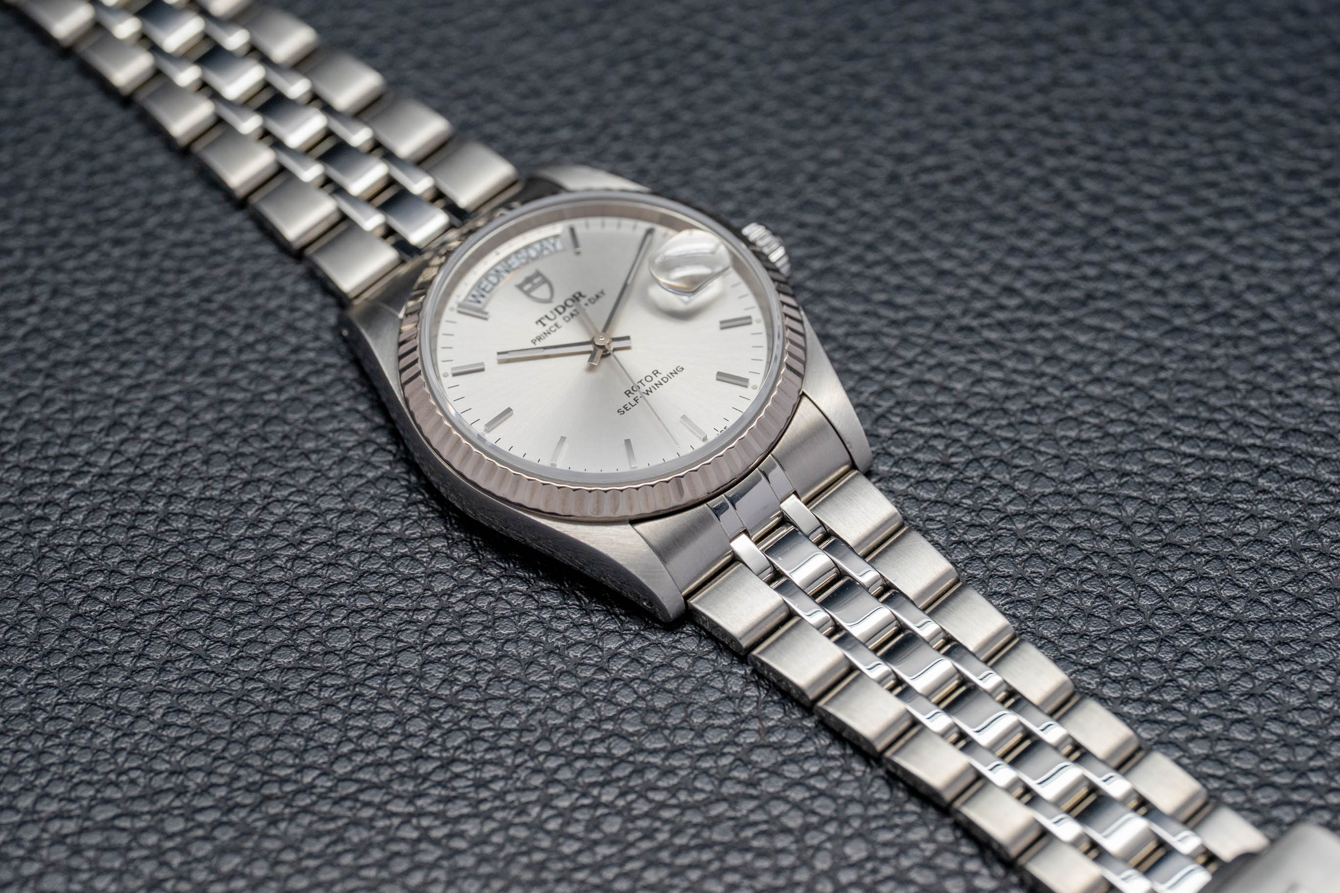 Tudor Date-Day 76214 Silver Dial 2009