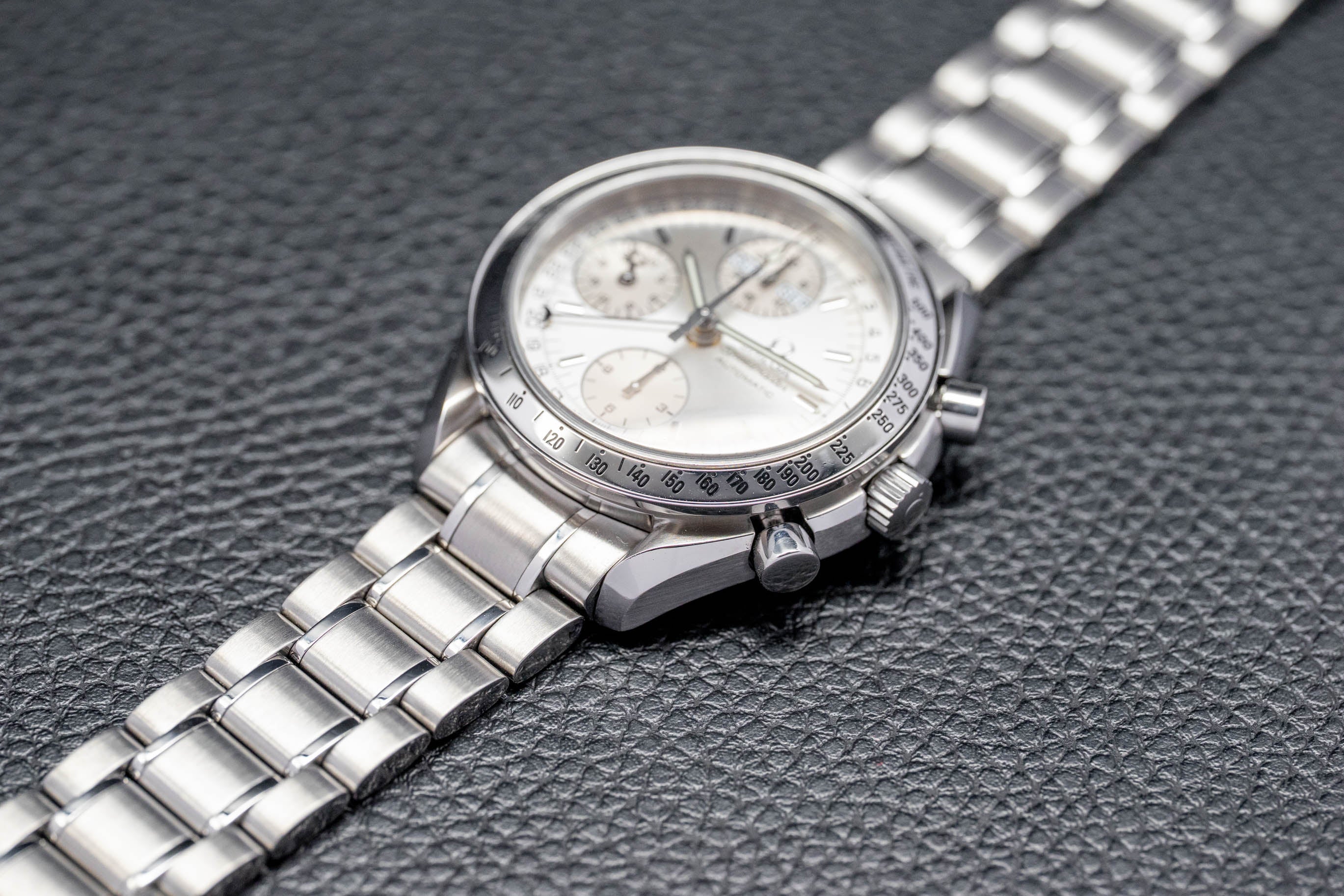 Omega Speedmaster Day Date 3523.30 Silver Dial 1998