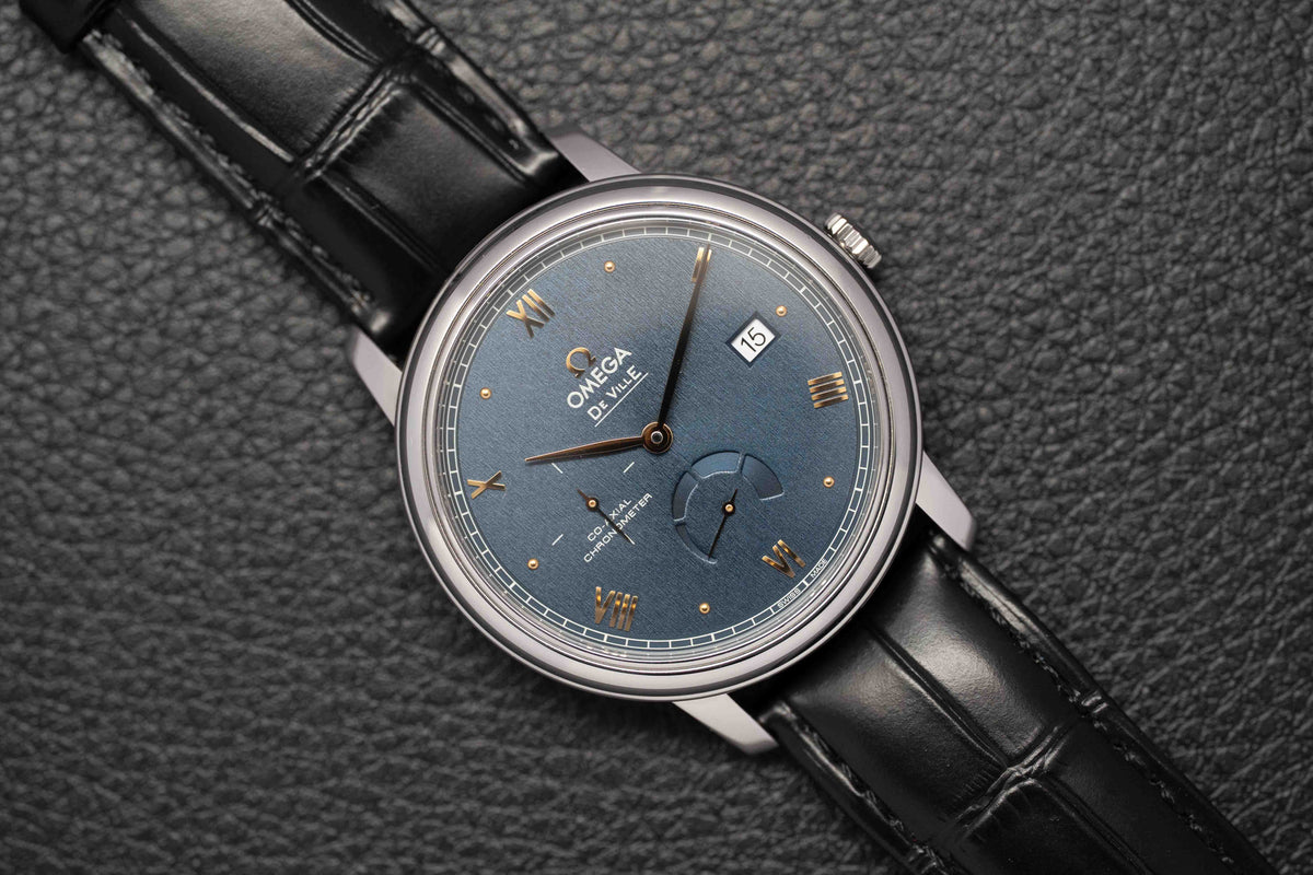 Omega De Ville Prestige 424.13.40.21.03.003 Blue Dial 2025 Papers