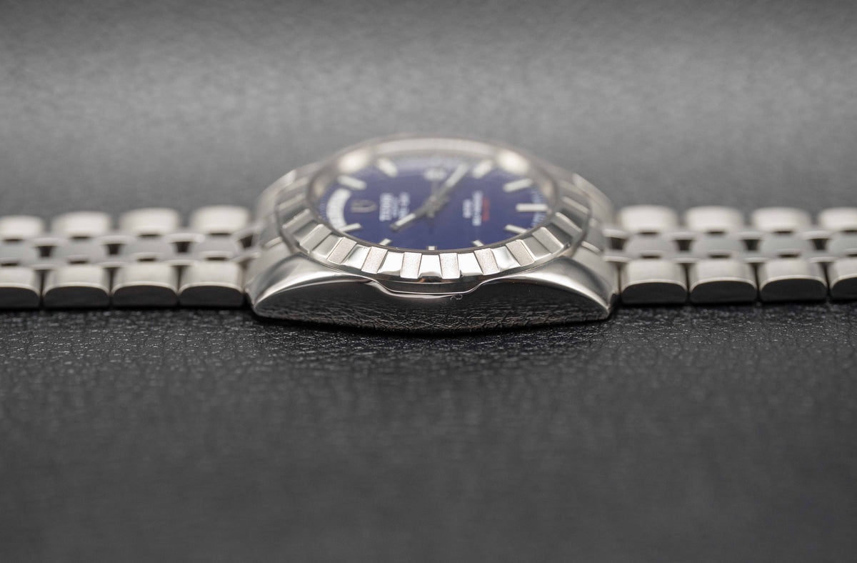 Tudor Classic Date-Day 23010 Blue Dial 2018 Papers