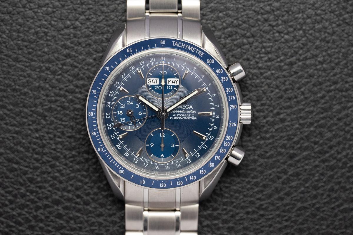 Omega Speedmaster Triple Date 3222.80 Blue Dial 2007
