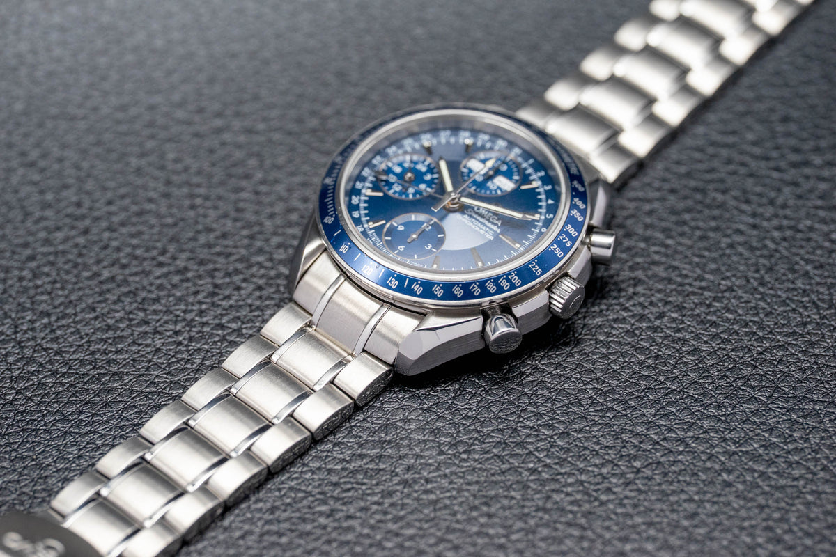Omega Speedmaster Triple Date 3222.80 Blue Dial 2007