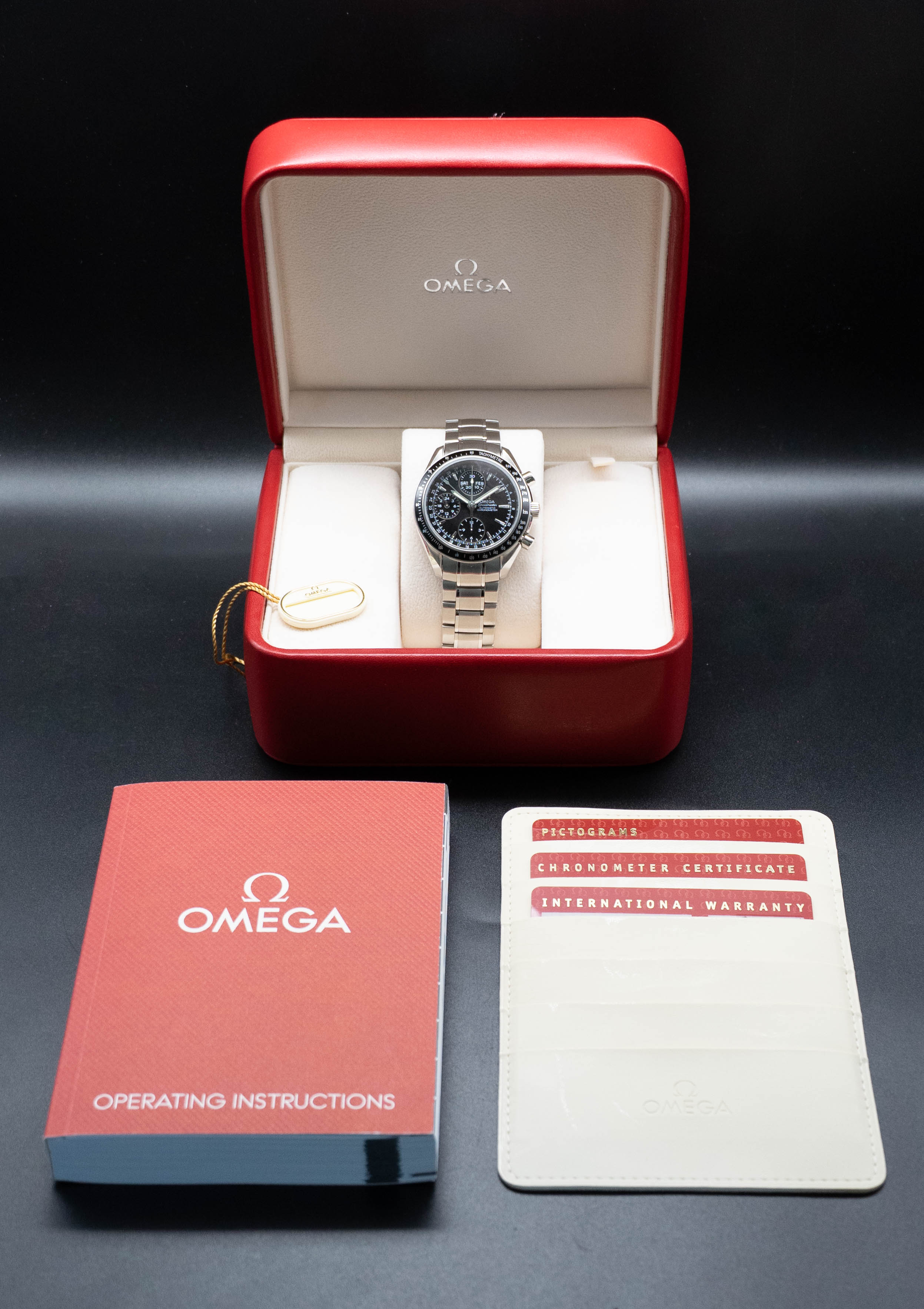 Omega Speedmaster Day Date 3220.50 Fullset 2011 Box+Papers
