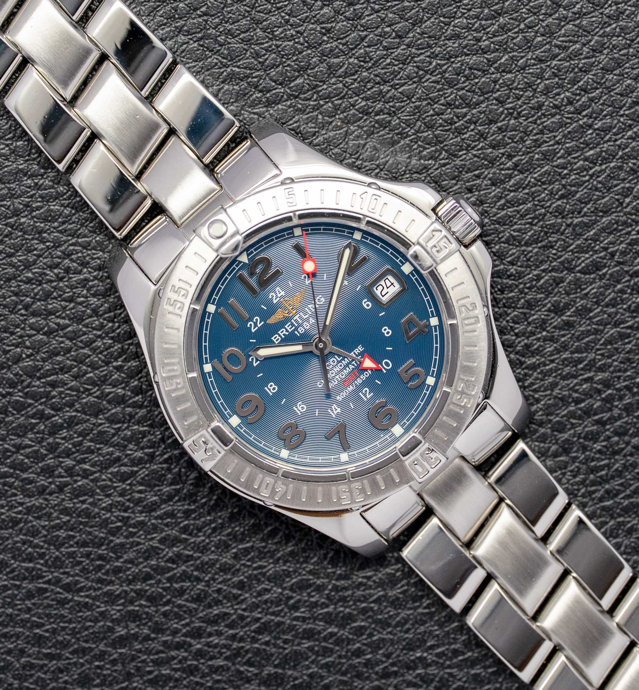 Breitling Colt GMT A32350 Blue Dial 2006 Box