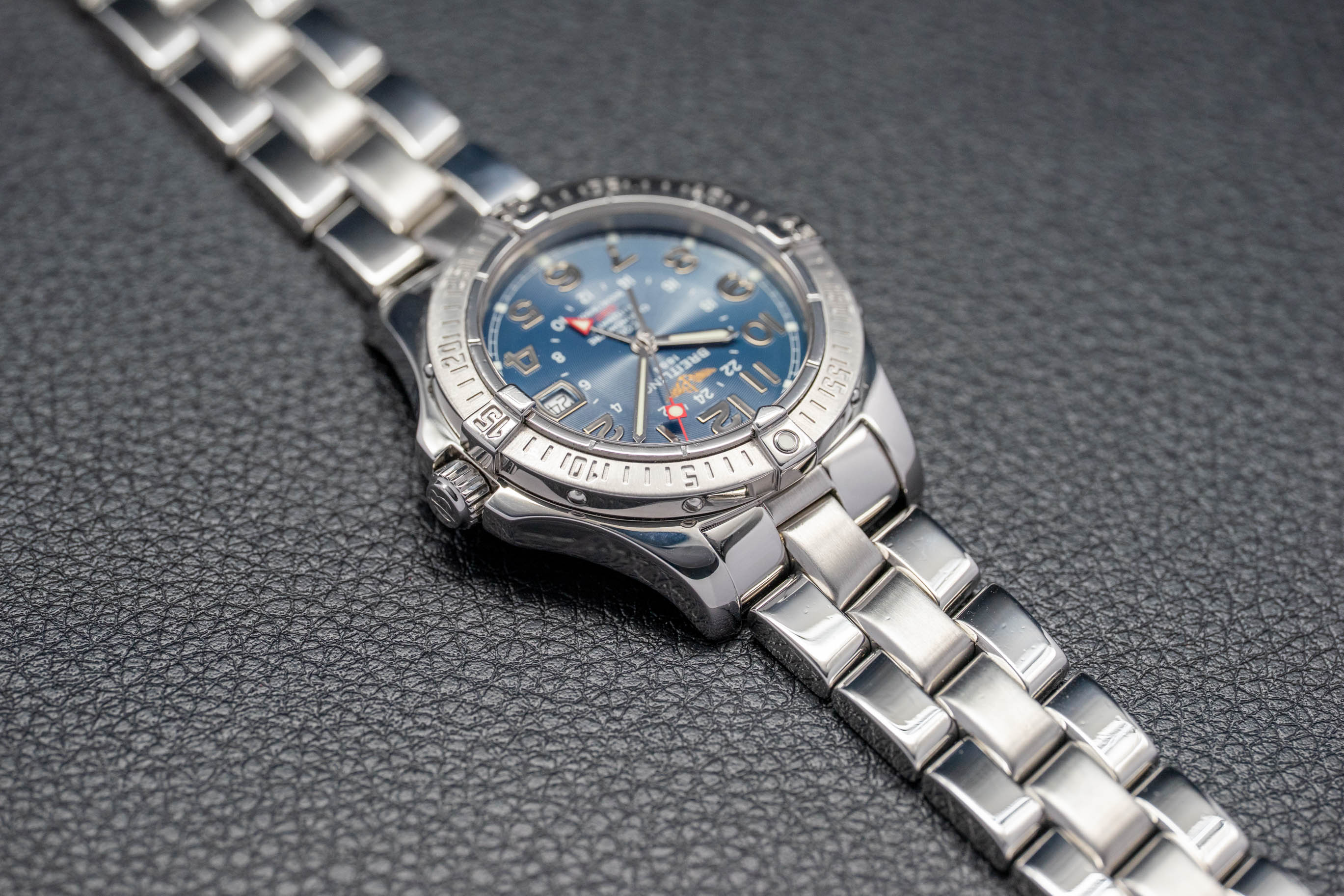 Breitling Colt GMT A32350 Blue Dial 2006 Box