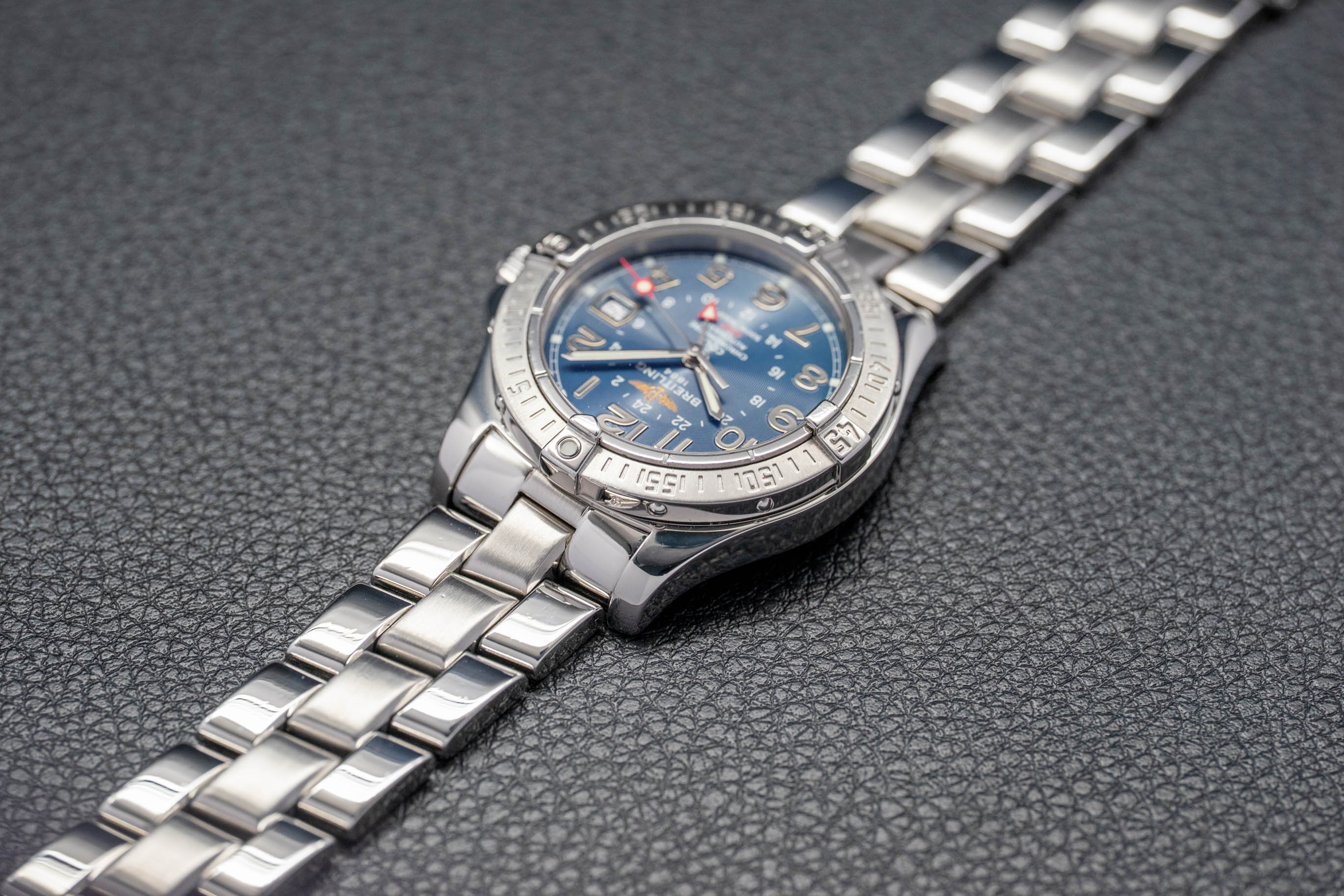 Breitling Colt GMT A32350 Blue Dial 2006 Box