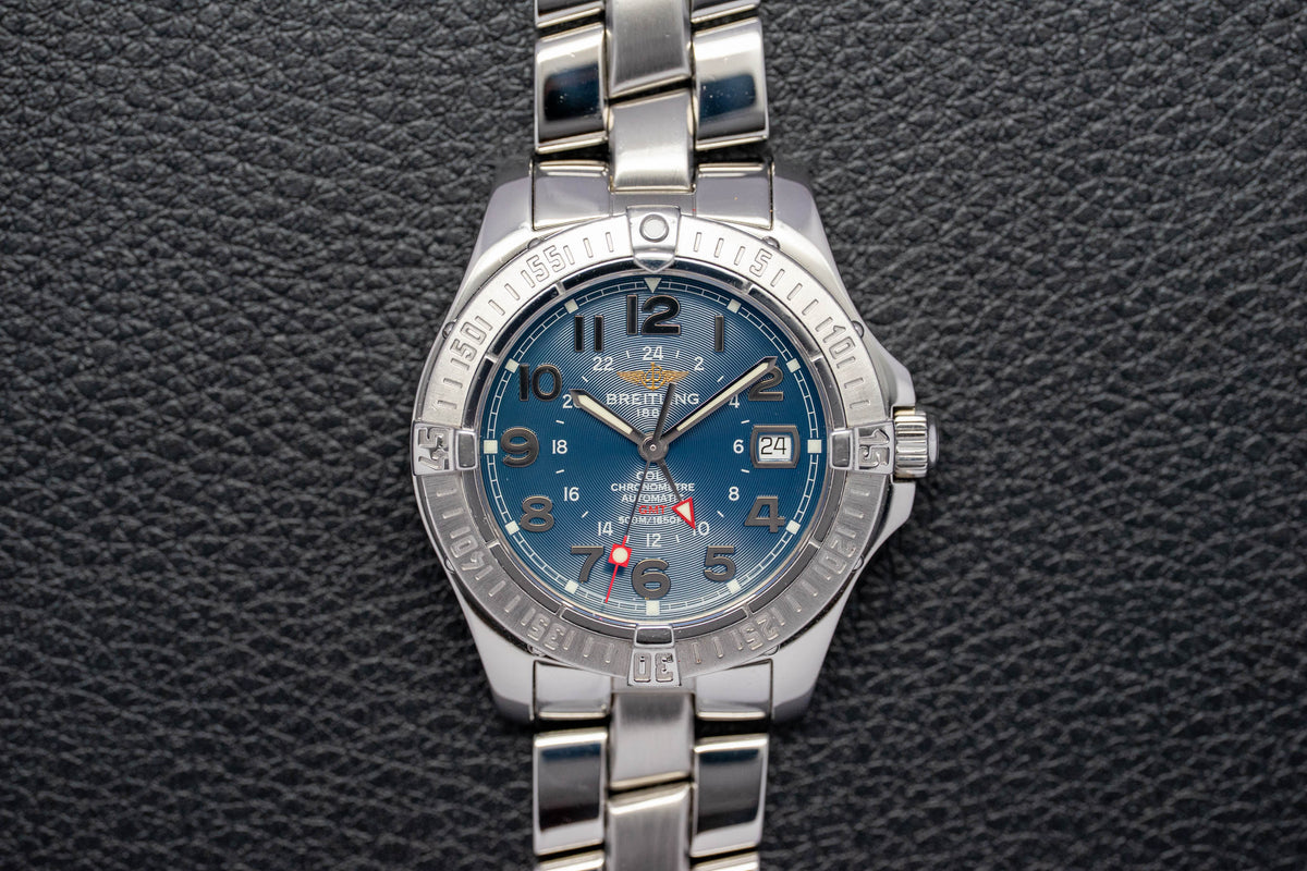 Breitling Colt GMT A32350 Blue Dial 2006 Box