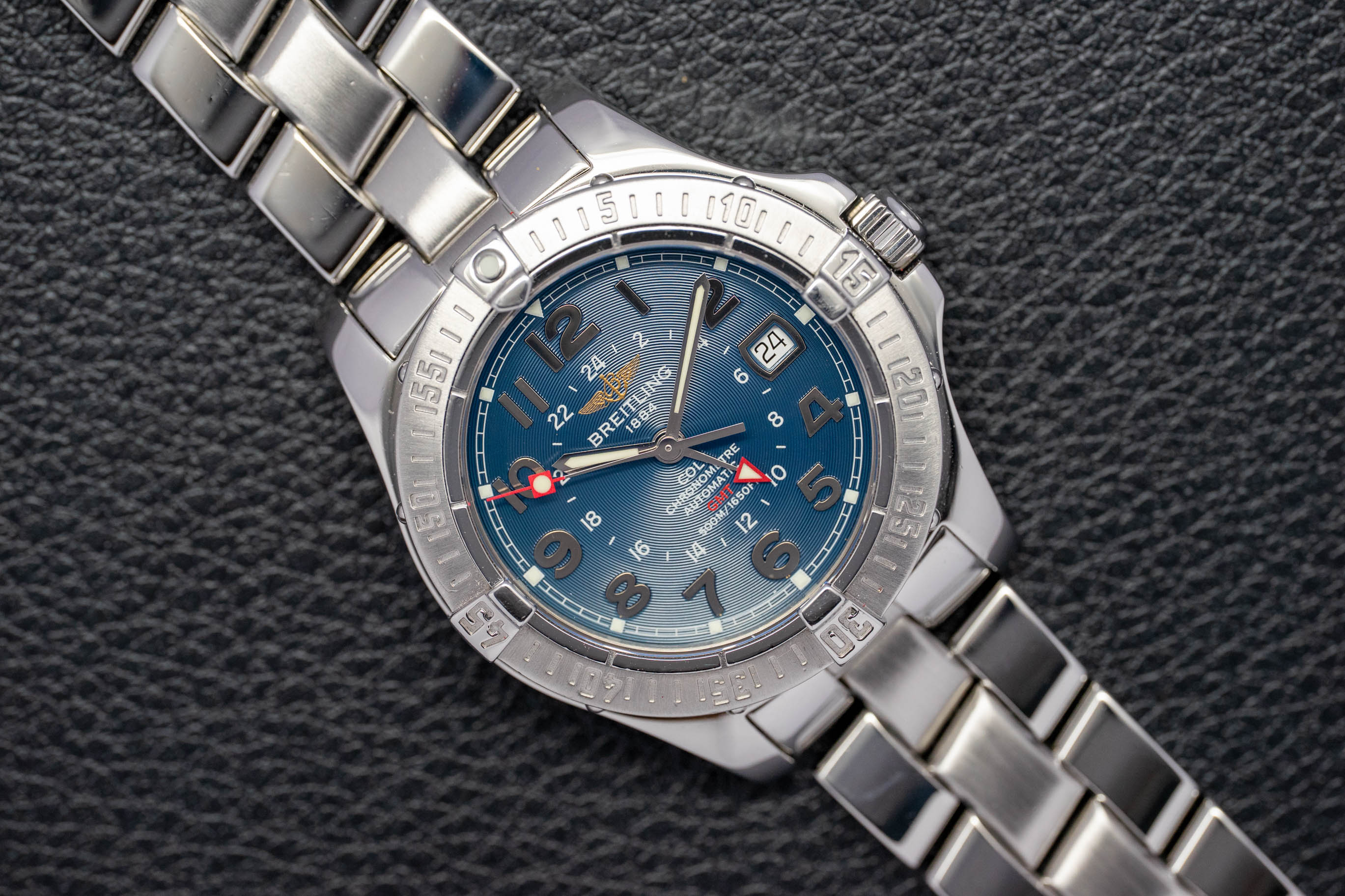 Breitling Colt GMT A32350 Blue Dial 2006 Box