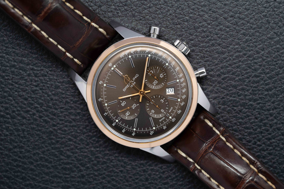 Breitling Transocean Chronograph 42 UB0152 Fullset 2013 Box+Papers