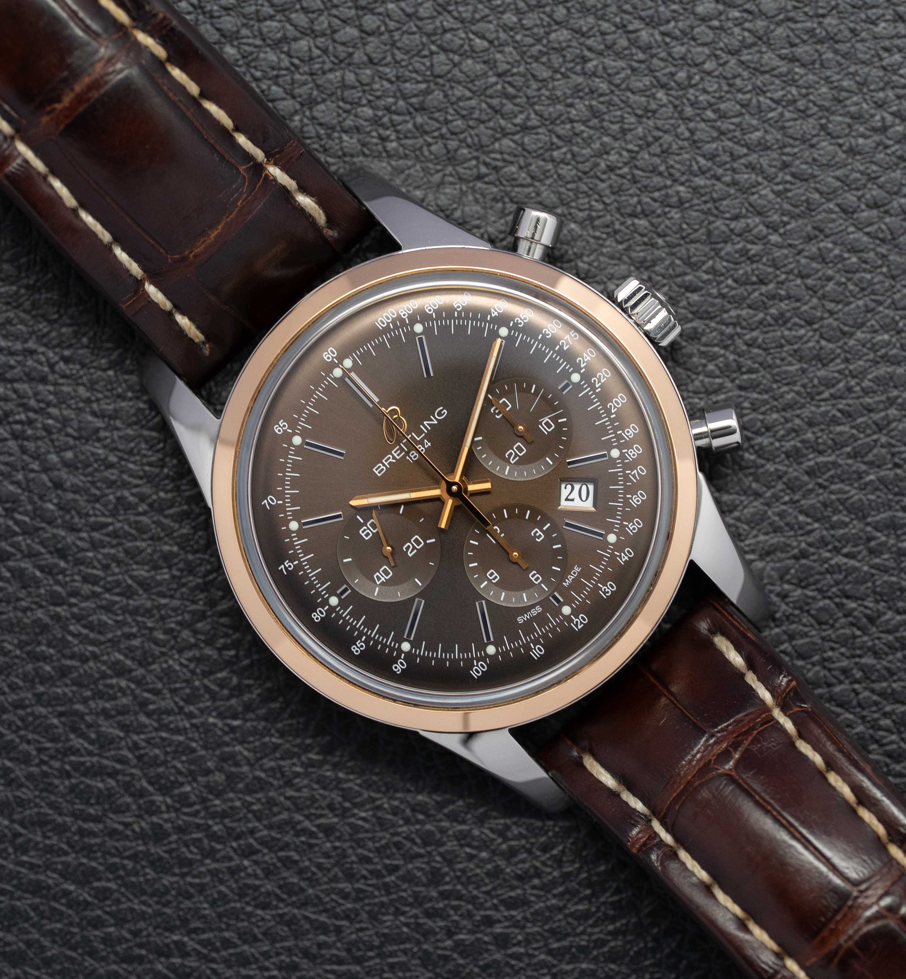 Breitling Transocean Chronograph 42 UB0152 Fullset 2013 Box+Papers
