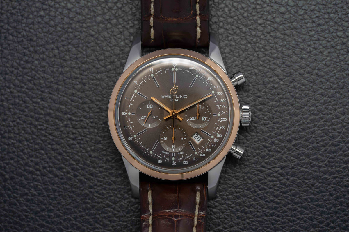 Breitling Transocean Chronograph 42 UB0152 Fullset 2013 Box+Papers