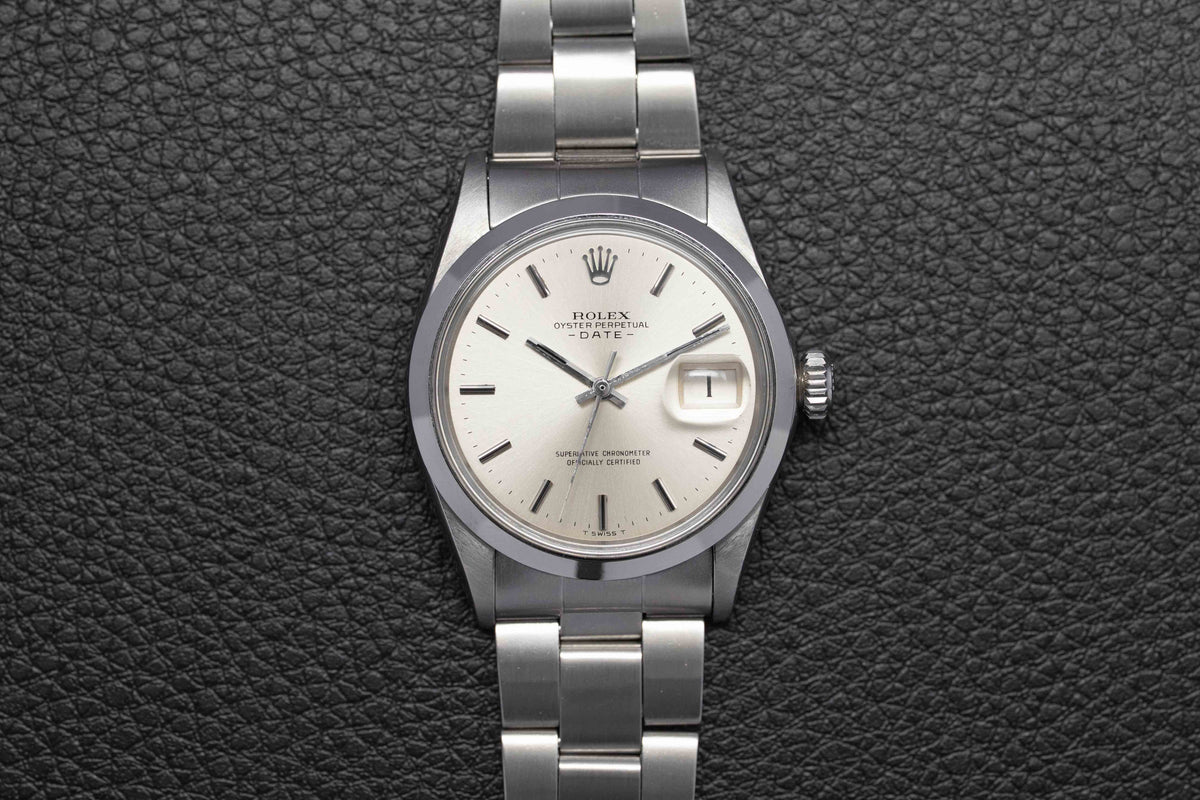 Rolex Date 1500 Silver Dial 1970