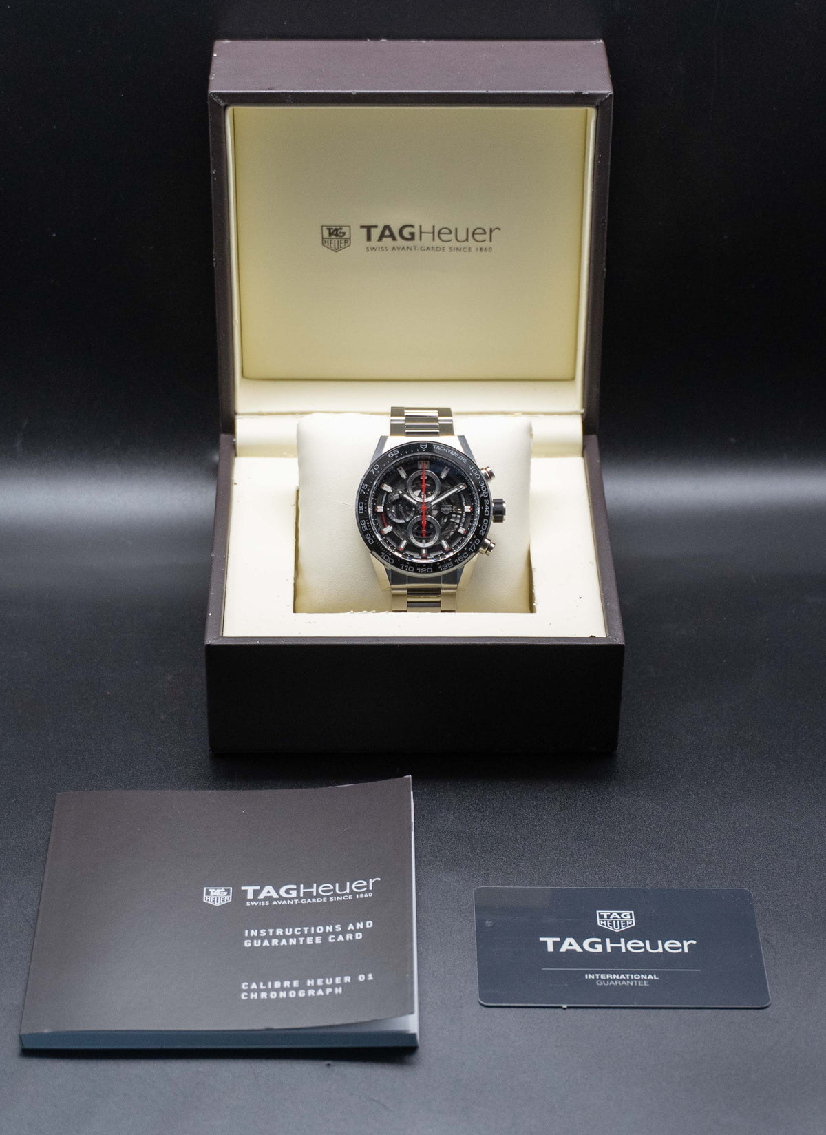 Tag Heuer Carrera Calibre Heuer 01 CAR2A1W.BA0703 Fullset 2017 Box+Papers