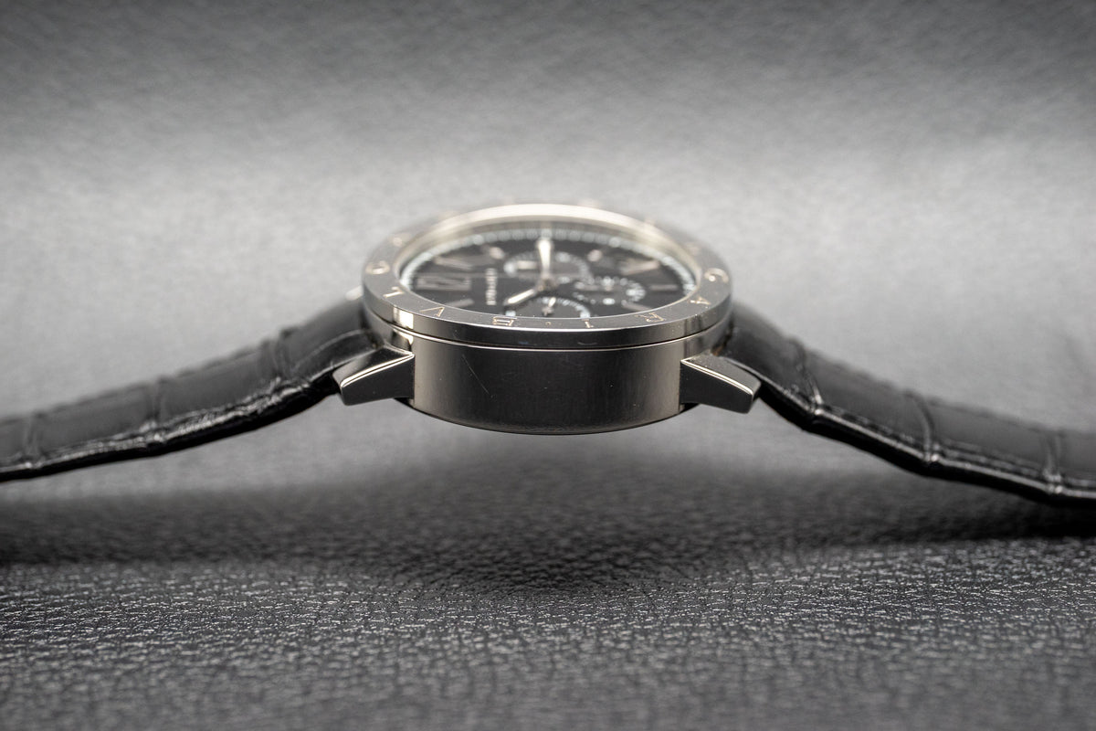 Bulgari Bulgari Chronograph BB41SCH Fullset 2019 Box+Papers