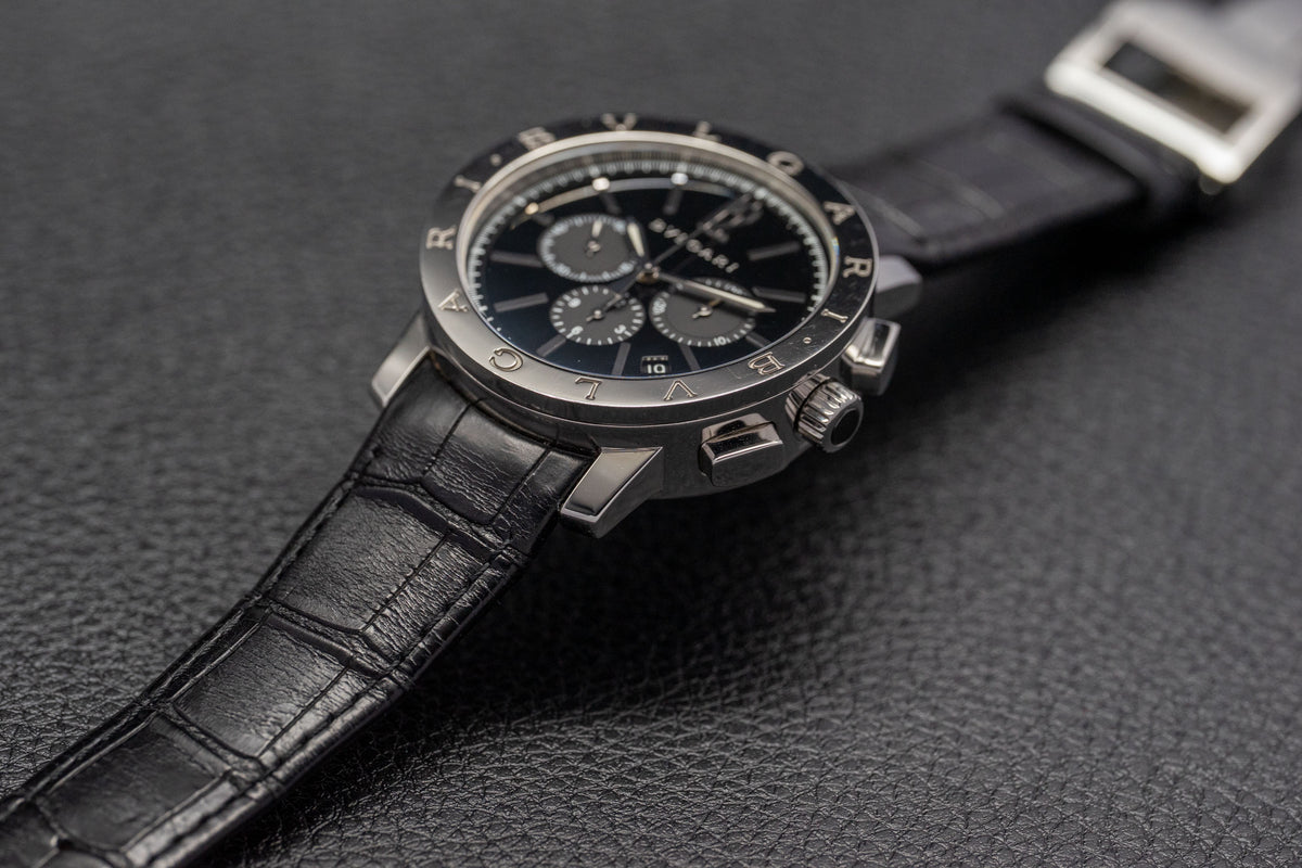 Bulgari Bulgari Chronograph BB41SCH Fullset 2019 Box+Papers