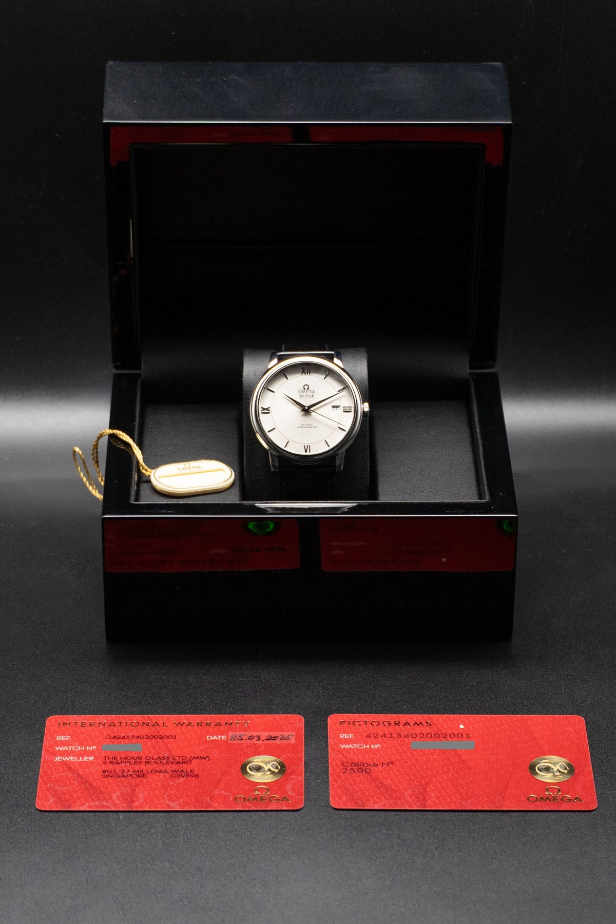 Omega De Ville Prestige 424.13.40.20.02.001 Silver Dial 2025 Papers