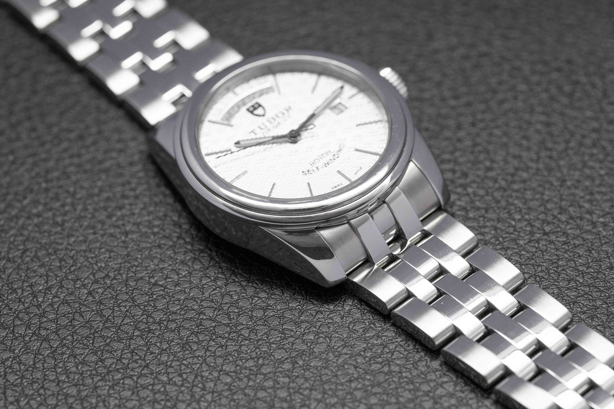 Tudor Glamour Day-Date 56000 Silver Dial 2012 Papers
