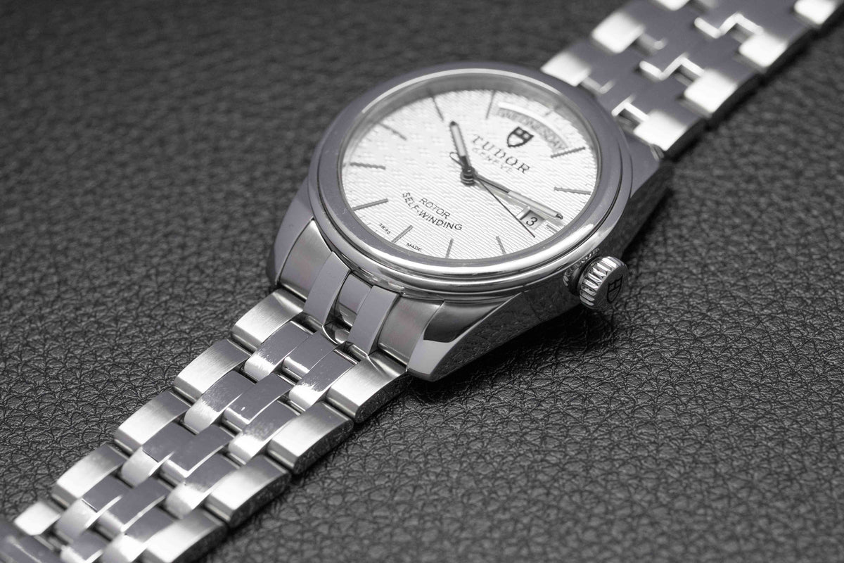 Tudor Glamour Day-Date 56000 Silver Dial 2012 Papers