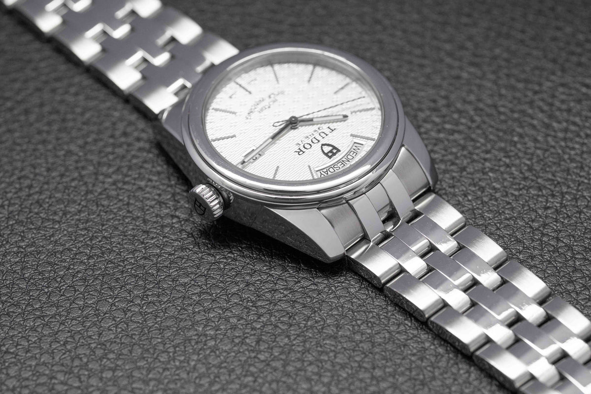 Tudor Glamour Day-Date 56000 Silver Dial 2012 Papers