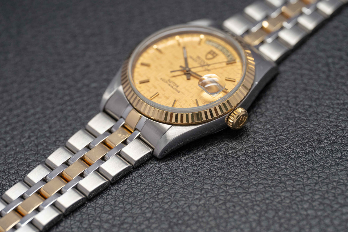 Tudor Prince Date-Day 76213 Gold Dial 2016