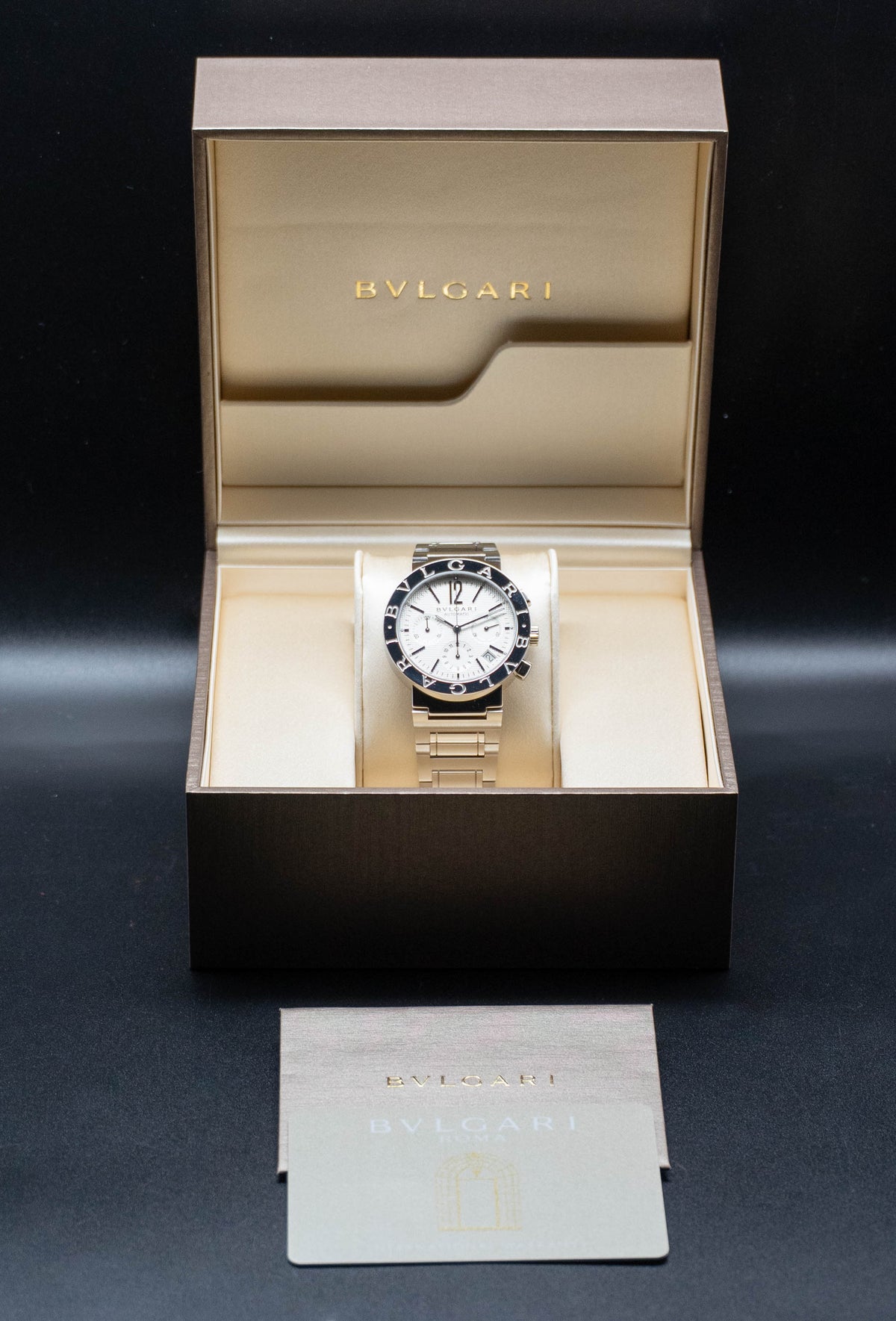 Bulgari Diagono BB38SSCH Fullset 2022 Box+Papers