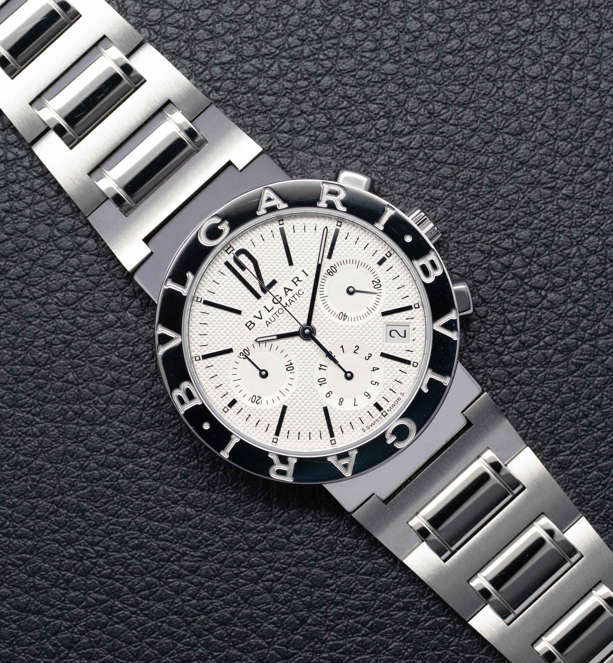 Bulgari Diagono BB38SSCH Fullset 2022 Box+Papers