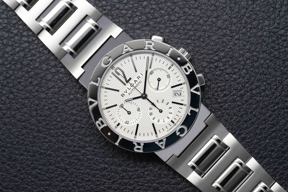 Bulgari Diagono BB38SSCH Fullset 2022 Box+Papers