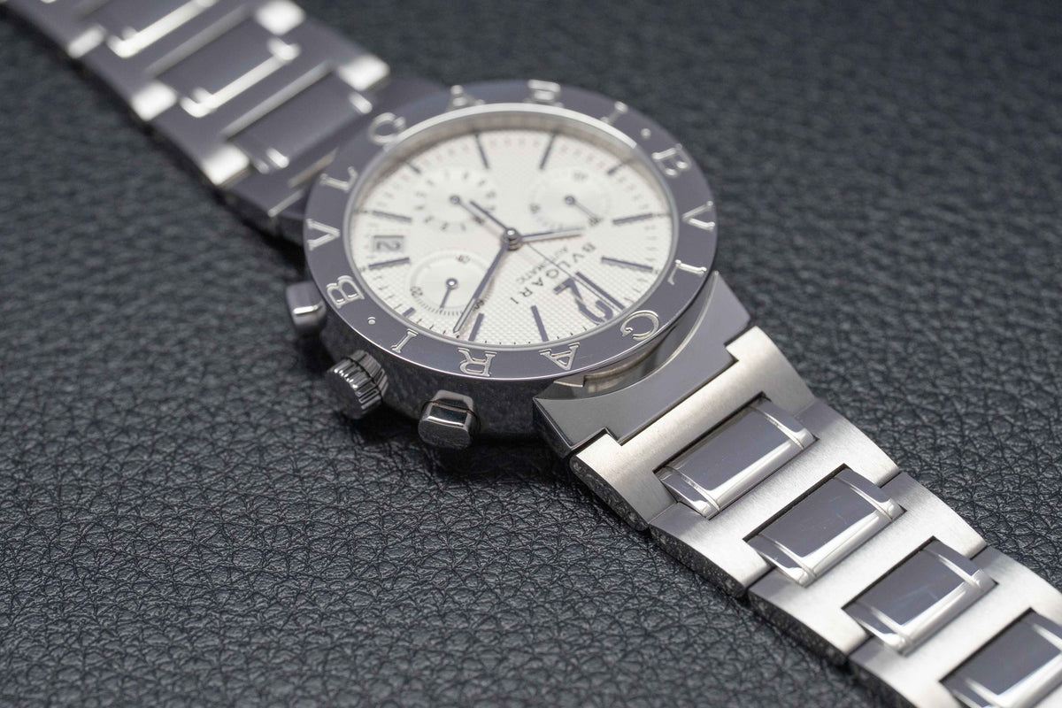 Bulgari Diagono BB38SSCH Fullset 2022 Box+Papers