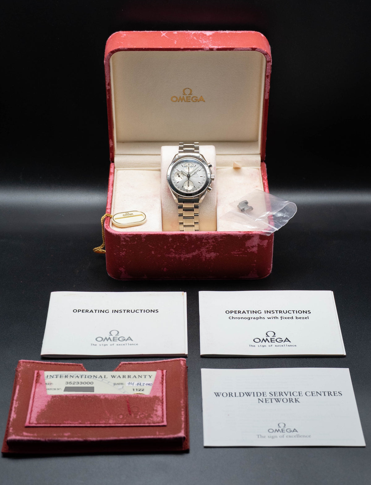 Omega Speedmaster Day Date 3523.30 Fullset 2000 Box+Papers