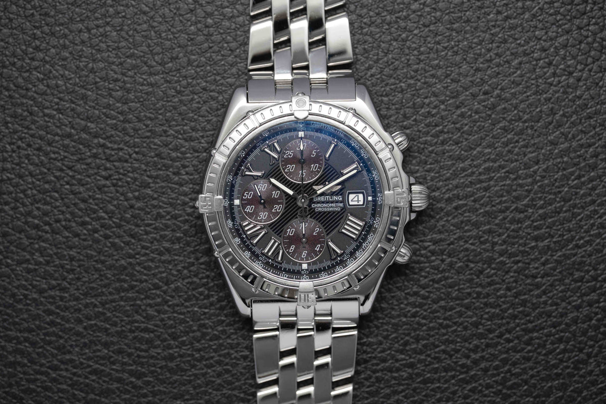 Breitling Crosswind Chronograph A13355 Black Dial 2003