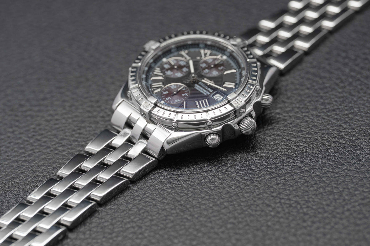 Breitling Crosswind Chronograph A13355 Black Dial 2003