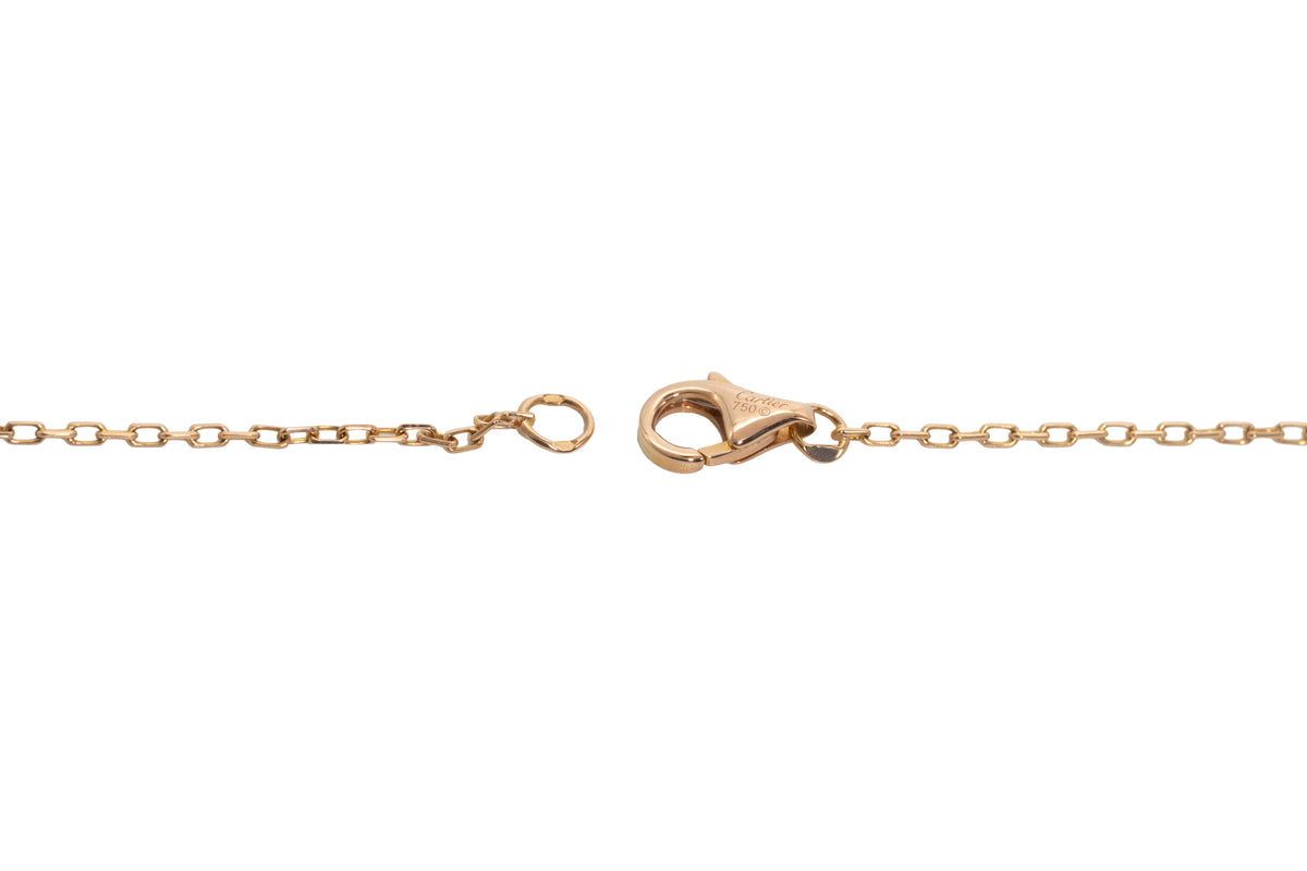 Cartier Double C Kette Roségold