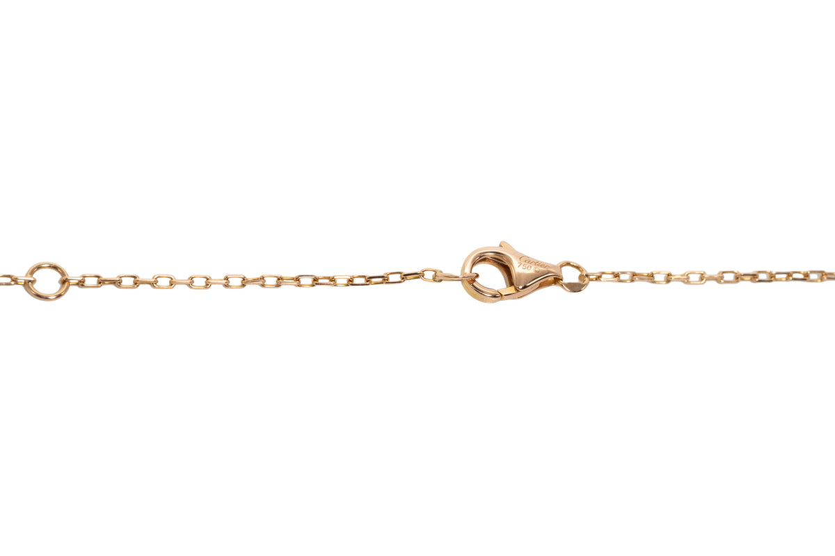 Cartier Double C Kette Roségold