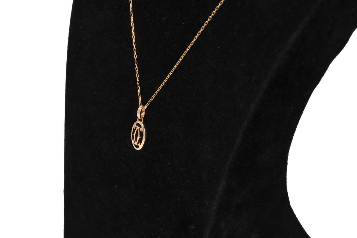 Cartier Double C Kette Roségold