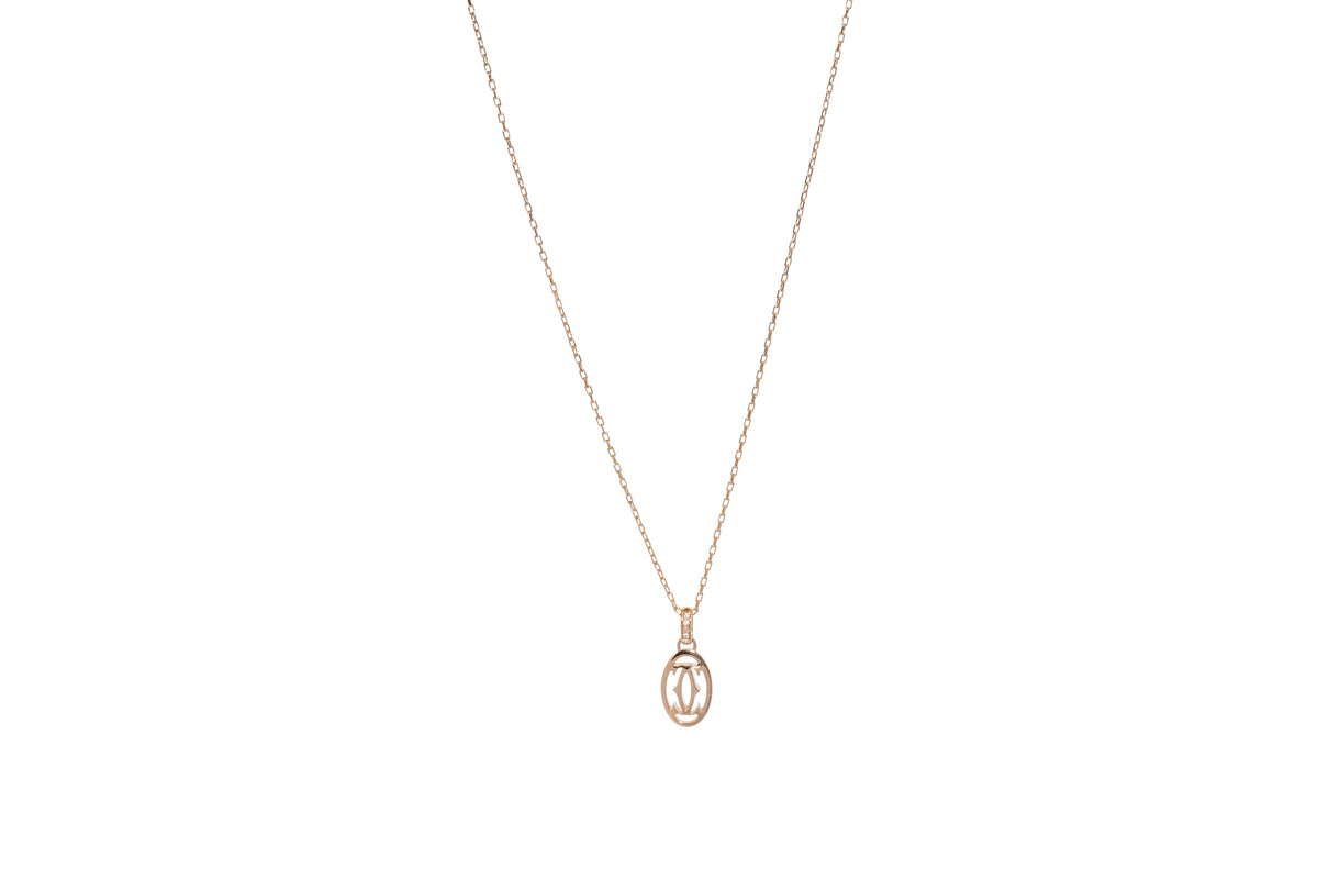 Cartier Double C Kette Roségold