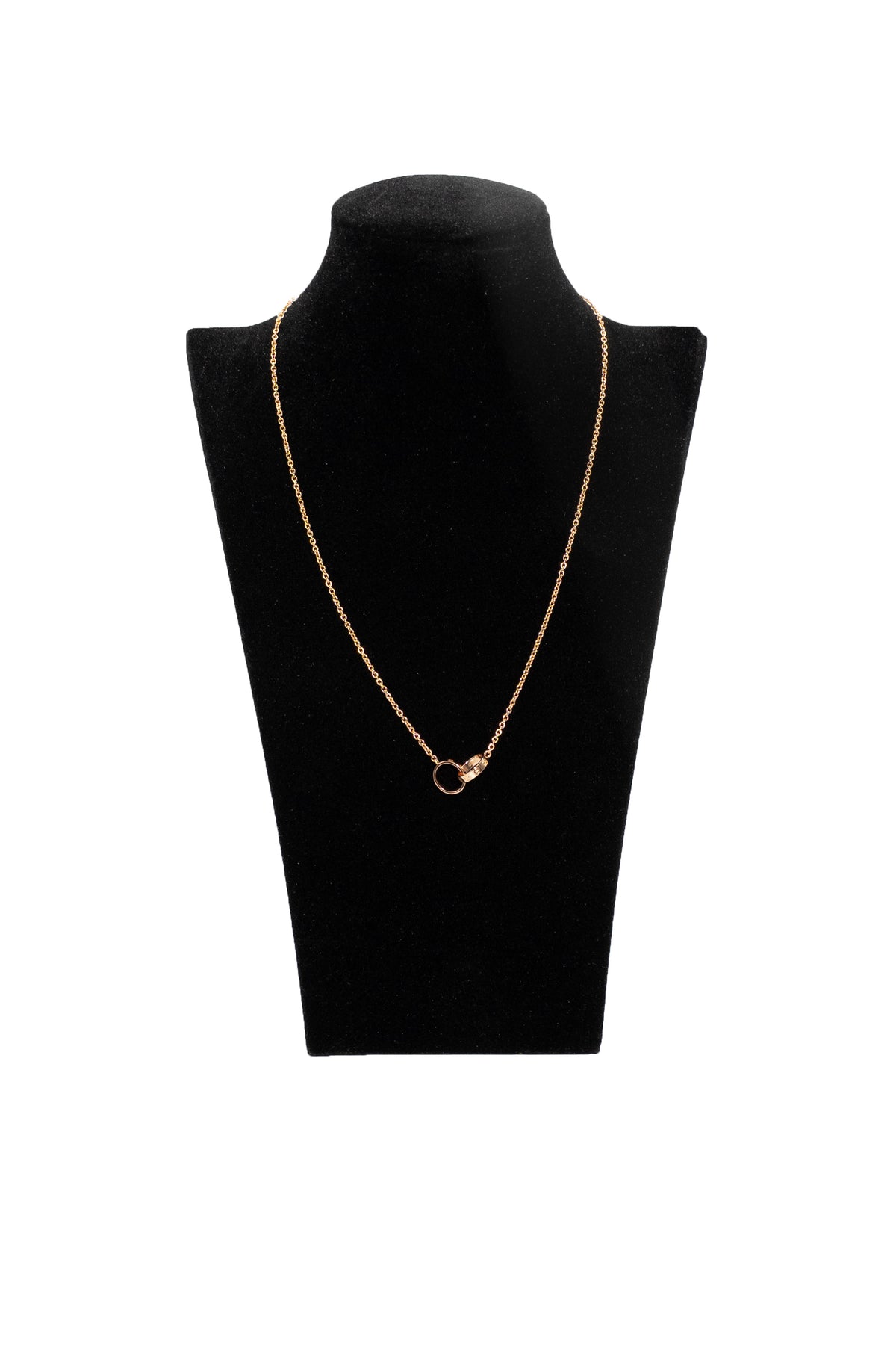 Collar Cartier Love de oro rosa