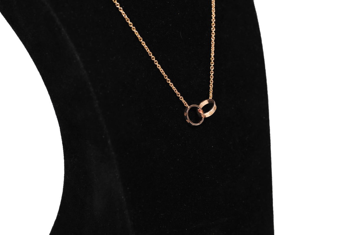 Collar Cartier Love de oro rosa