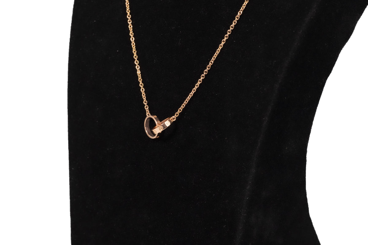 Collar Cartier Love de oro rosa