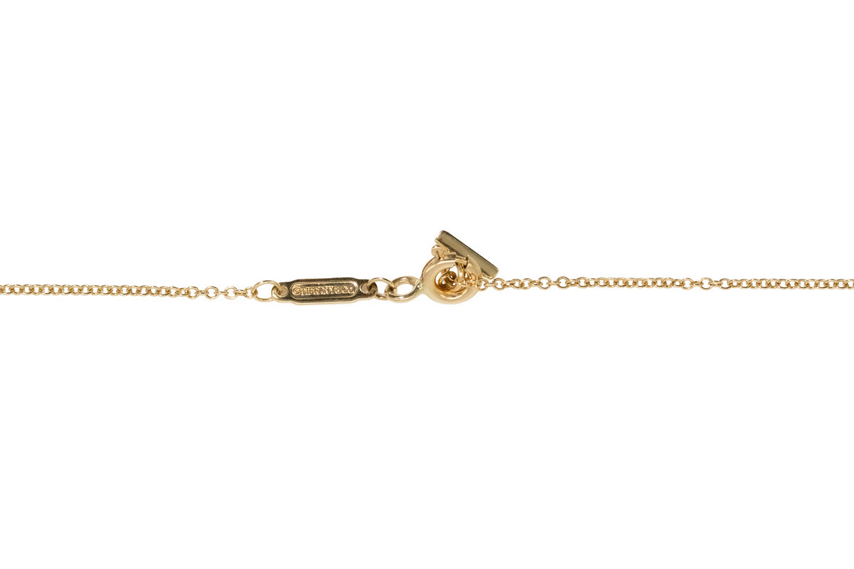 Tiffany T Kette Gelbgold