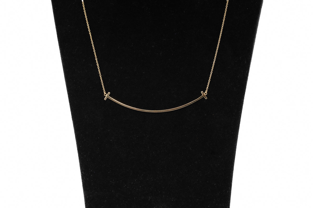 Tiffany T Kette Gelbgold