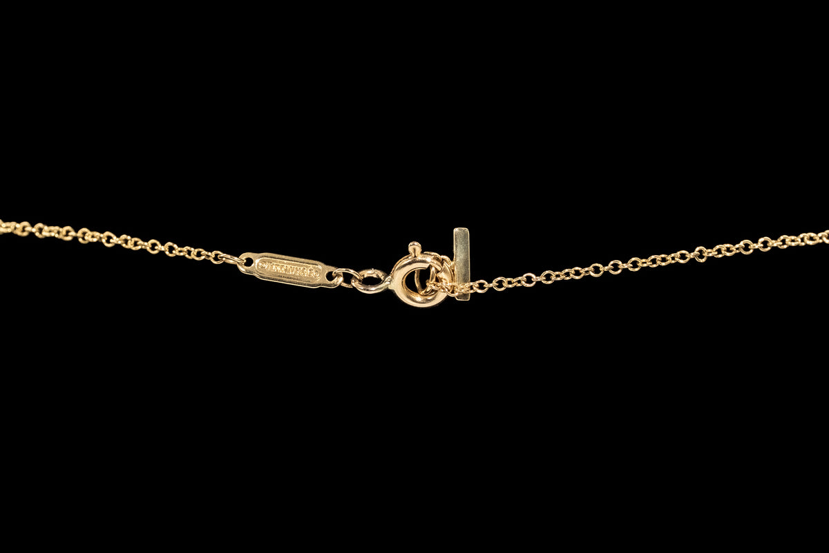 Tiffany T Kette Gelbgold