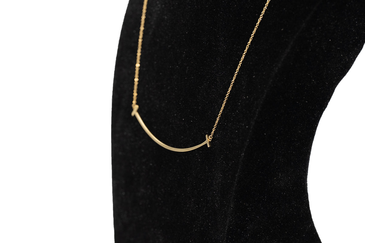 Tiffany T Kette Gelbgold