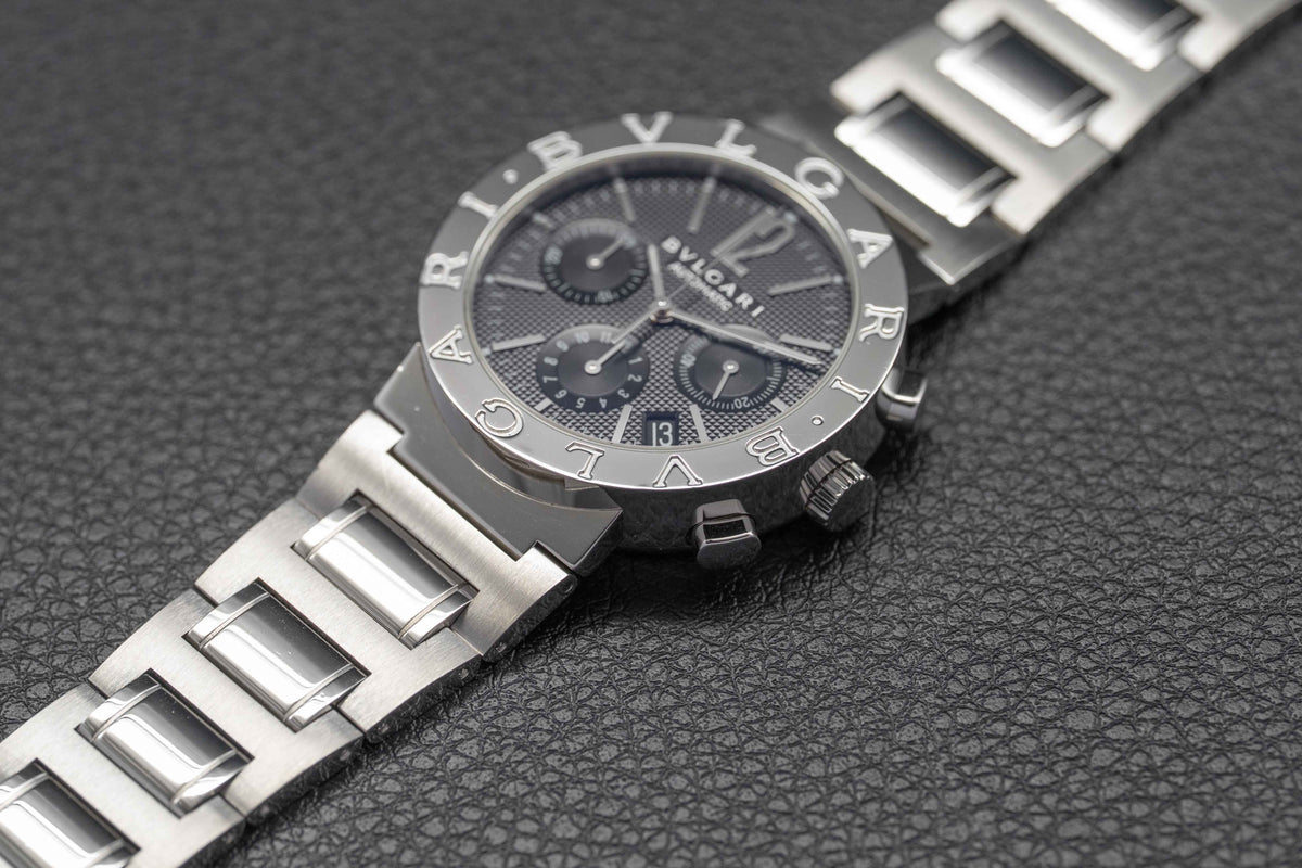 Bulgari Diagono BB38SSCH Fullset 2020 Box+Papers
