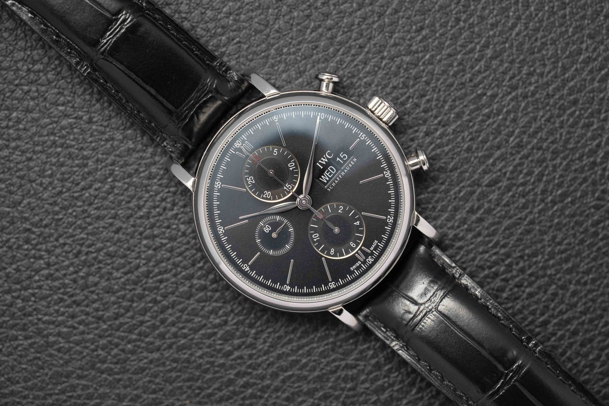IWC Portofino Chronograph IW391010 Silver Dial 2016