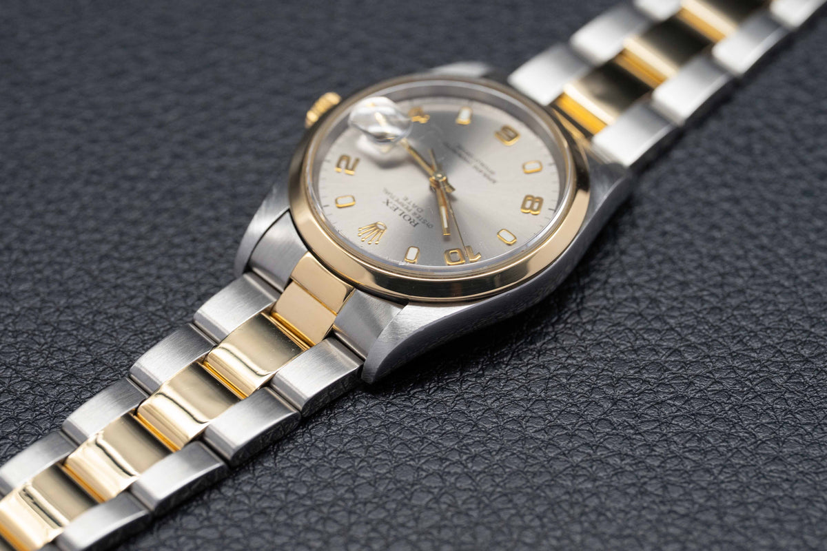 Rolex Date 15203 Grey Dial 1998