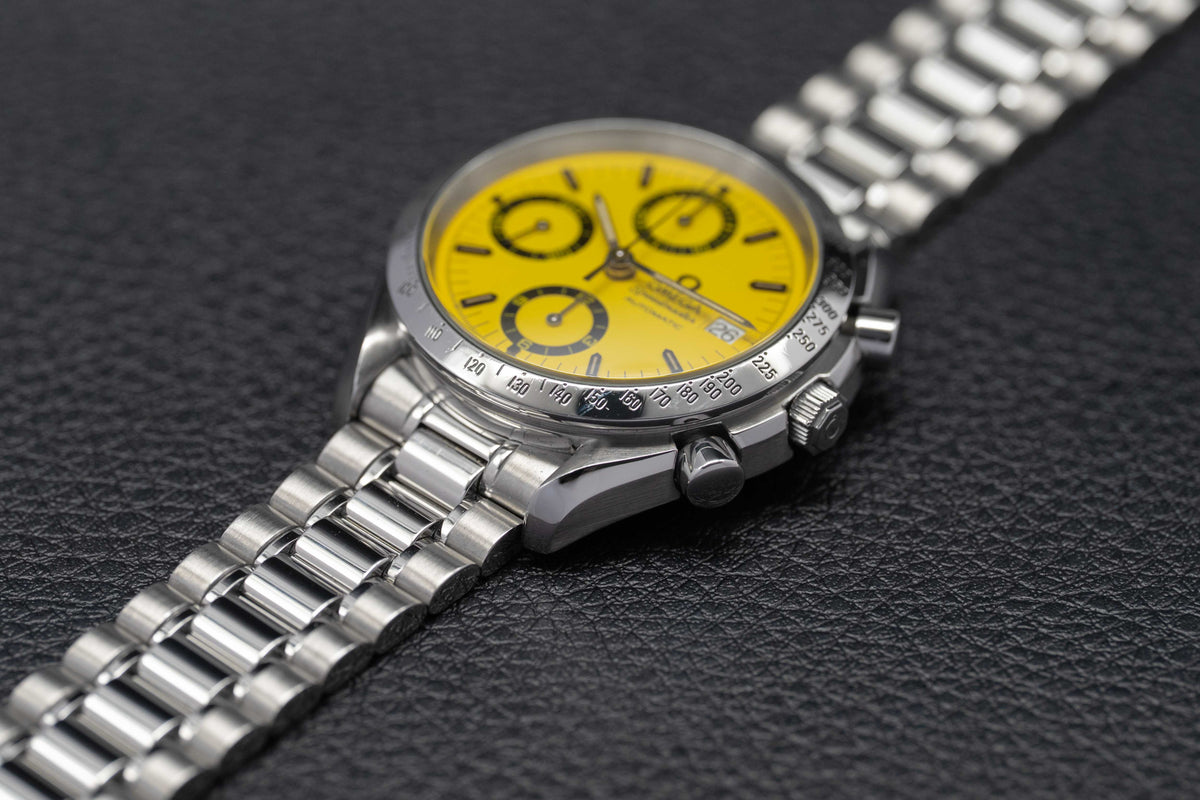 Omega Speedmaster Date 3511.12 Yellow Dial 1995